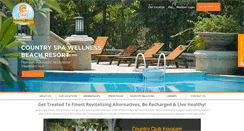 Desktop Screenshot of countryclubkovalam.com